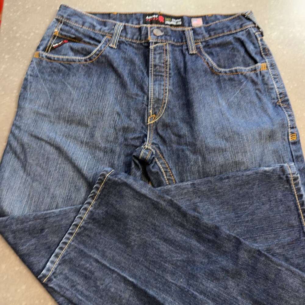 Ariat FR M5 Straight Leg Jeans – 38x34 – Flame Resistant – USA Fabric - Picture 3 of 16